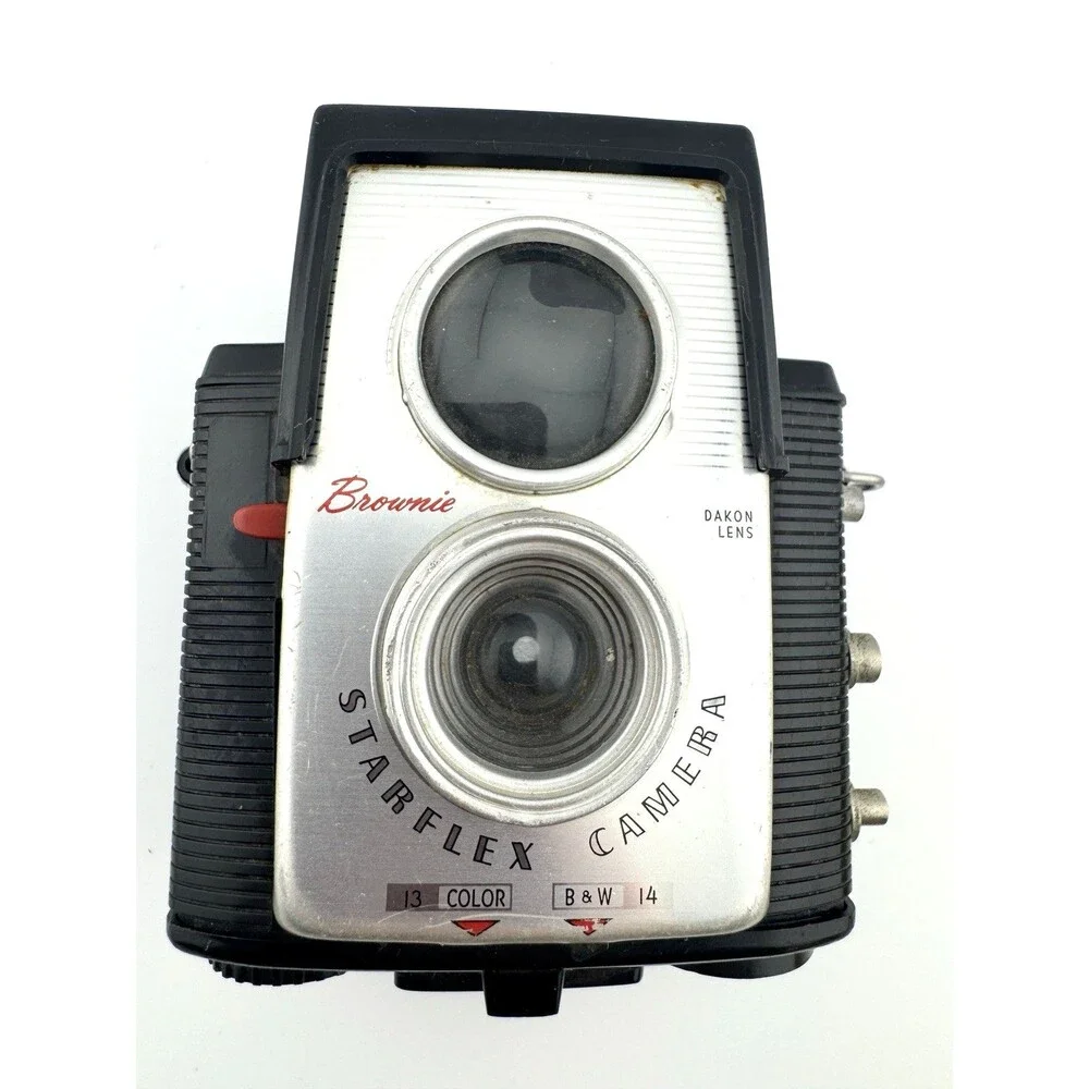 Vintage Kodak Brownie Starflex Camera Made In USA 13 color B&W 14